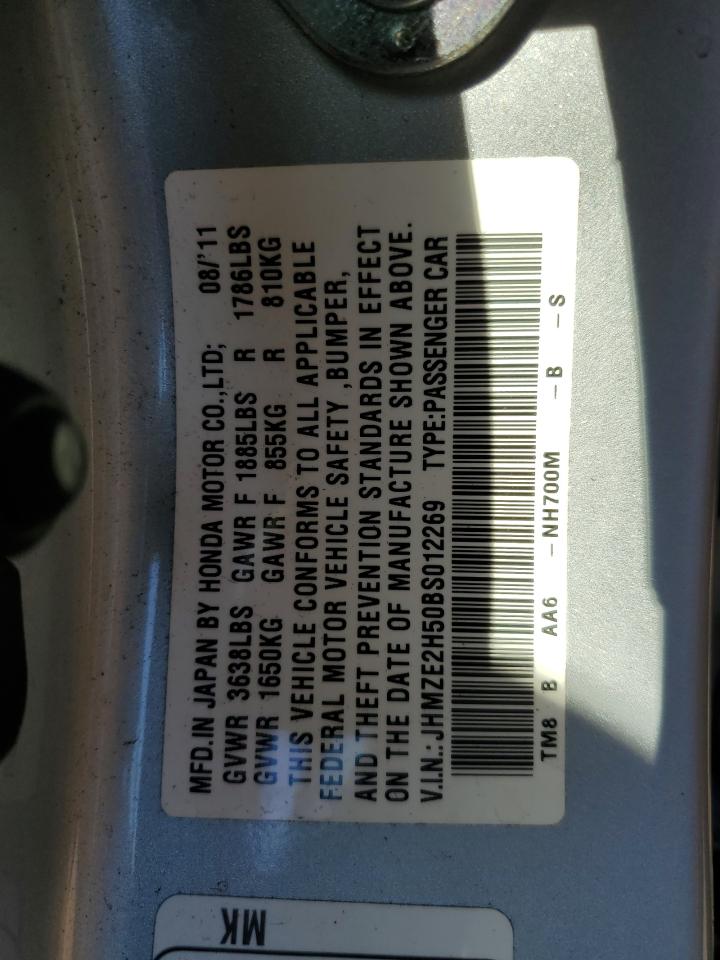 Lot #2959504704 2011 HONDA INSIGHT LX