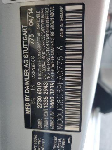 2015 MERCEDES-BENZ S 550 - WDDUG8CB9FA077516