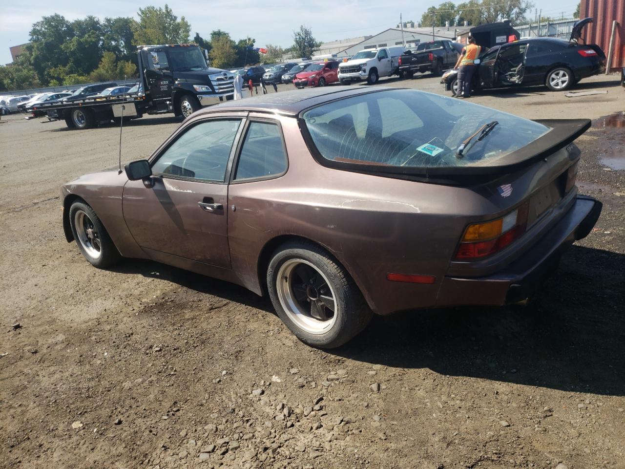 PORSCHE 944 1985 brown  gas WP0AA0945FN471869 photo #3