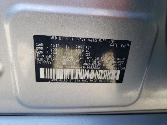 2015 SUBARU LEGACY 4S3BNAC69F3062553