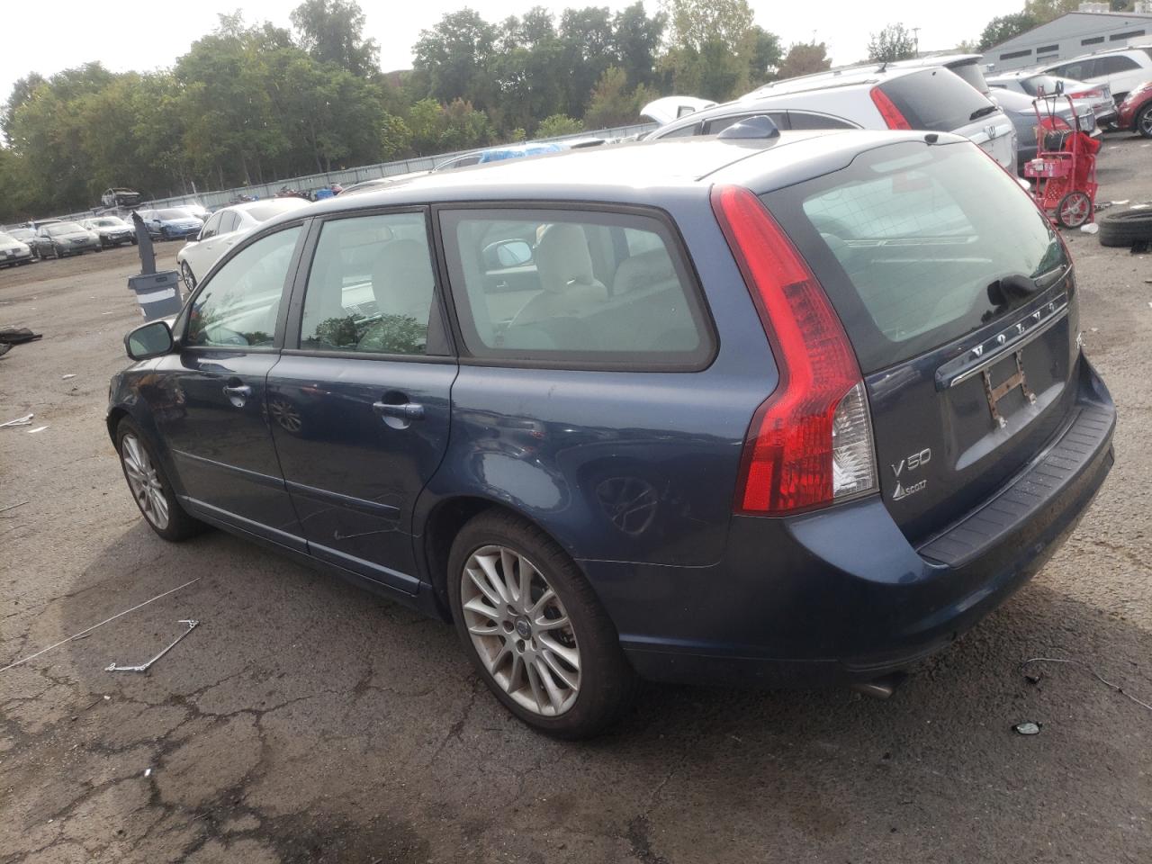 VOLVO V50 T5 2011 blue station gas YV1672MW6B2607845 photo #3