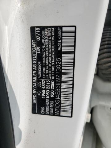 2019 MERCEDES-BENZ CLA 250 - WDDSJ4EB3KN713025