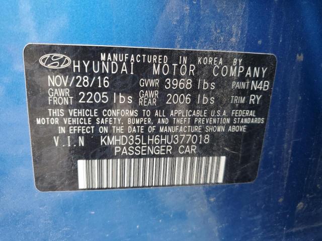 2017 HYUNDAI ELANTRA GT - KMHD35LH6HU377018