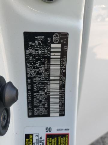 2016 TOYOTA COROLLA L - 2T1BURHE0GC706290