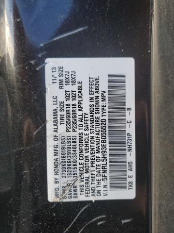 VIN 5FNRL5H93EB055520 2014 Honda Odyssey, Touring no.14