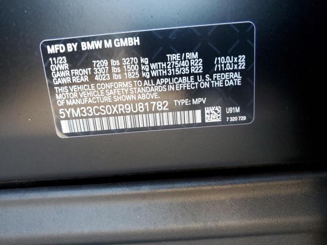 2024 BMW XM LABEL 5YM33CS0XR9U81782