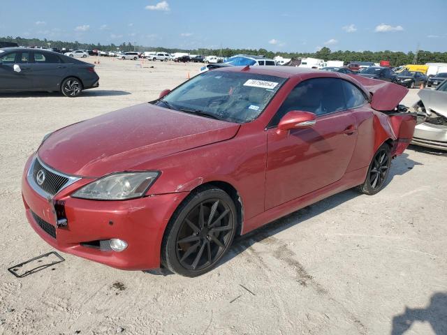 LEXUS IS 350 2010 red converti gas JTHFE2C20A2503410 photo #1