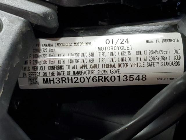 2024 YAMAHA MT-03 - MH3RH20Y6RK013548