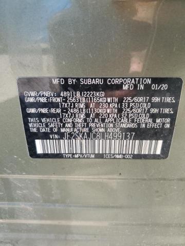 2020 SUBARU FORESTER P - JF2SKAJC8LH499137