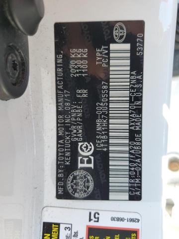 2018 TOYOTA CAMRY L - 4T1B11HK7JU505587