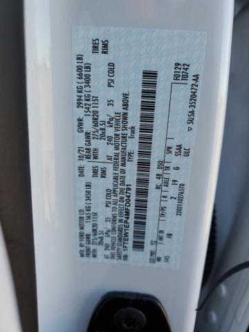 2021 FORD F150 SUPER - 1FTEW1EP4MFD04791