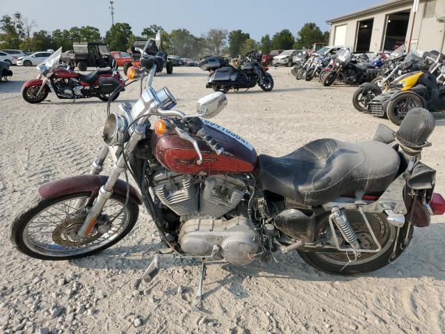 HARLEY-DAVIDSON XL883 C 2008 red road/str gas 1HD4CP21X8K431614 photo #4