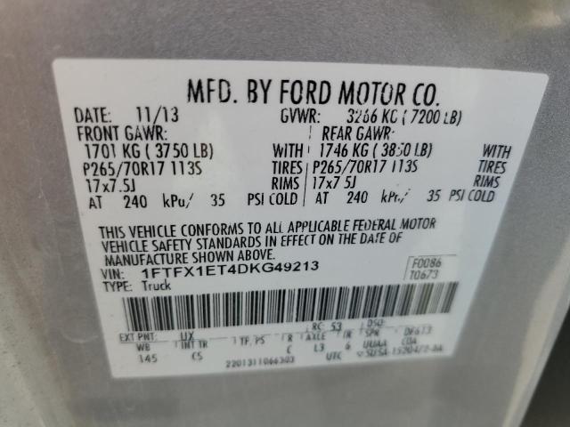 VIN 1FTFX1ET4DKG49213 2013 FORD F-150 no.12