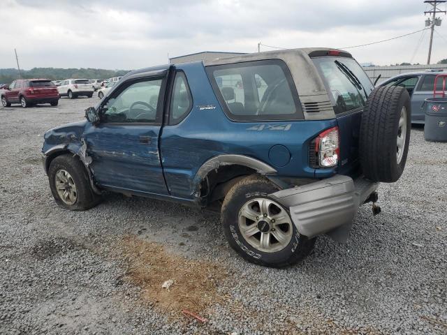 ISUZU RODEO SPOR 2001 blue  gas 4S2CM57WX14307912 photo #3