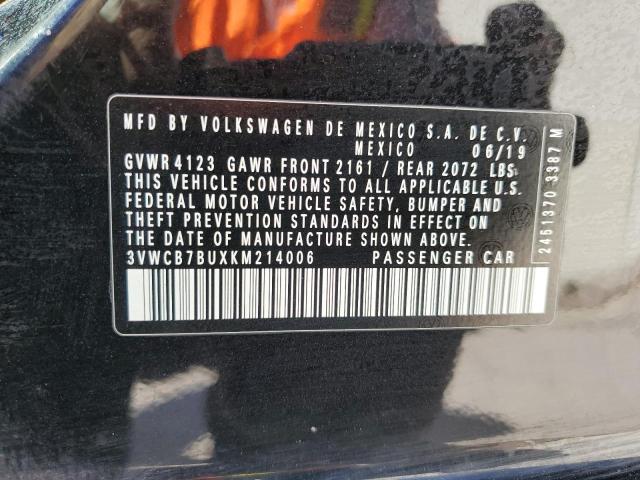 2019 VOLKSWAGEN JETTA S - 3VWCB7BUXKM214006