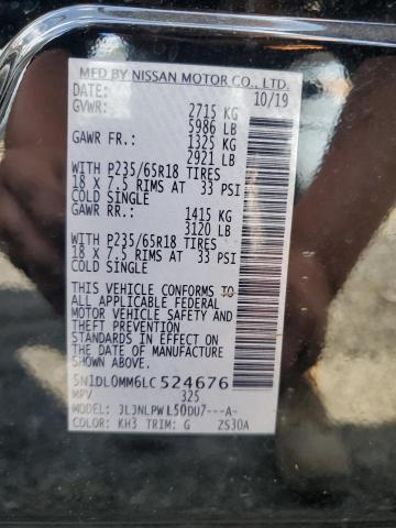 2020 INFINITI QX60 LUXE - 5N1DL0MM6LC524676