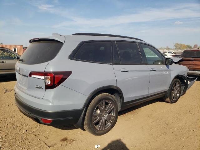 HONDA PILOT SPOR 2022 silver  gas 5FNYF6H37NB046274 photo #4