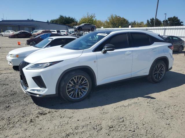 LEXUS RX 450H F 2020 white  hybrid engine 2T2YGMDA2LC054883 photo #1