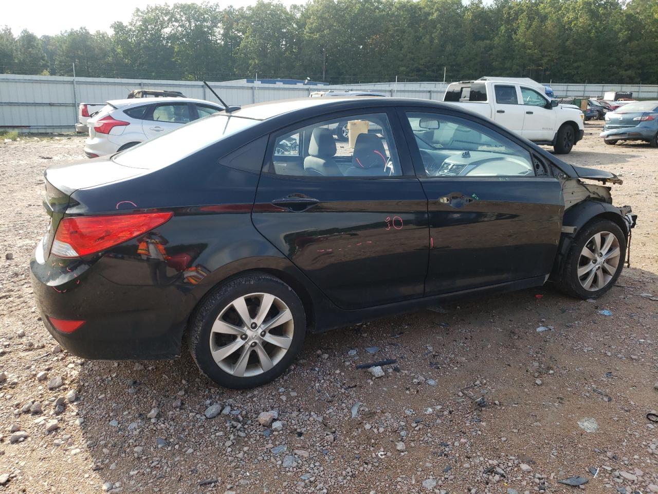 Lot #2874428992 2014 HYUNDAI ACCENT GLS