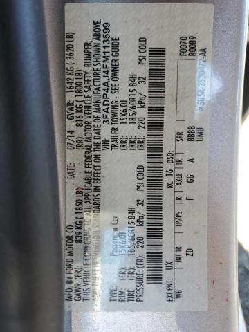 2015 FORD FIESTA S - 3FADP4AJ4FM113599