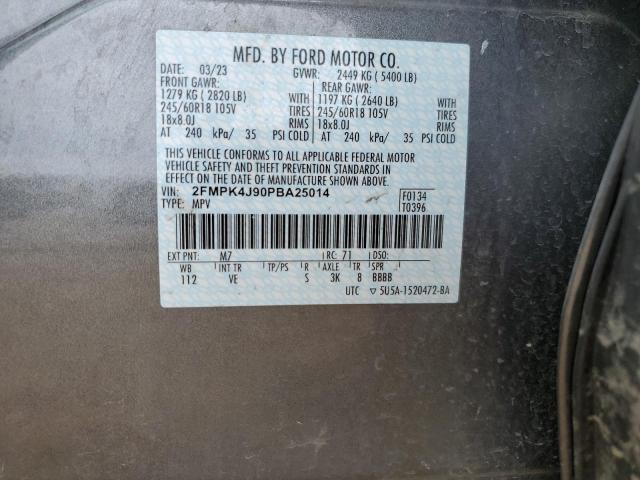 2023 FORD EDGE SEL - 2FMPK4J90PBA25014