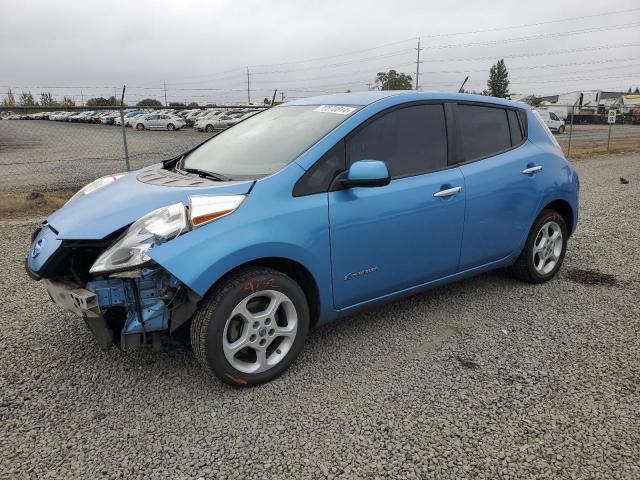 NISSAN LEAF S 2013 blue hatchbac electric 1N4AZ0CP0DC412075 photo #1