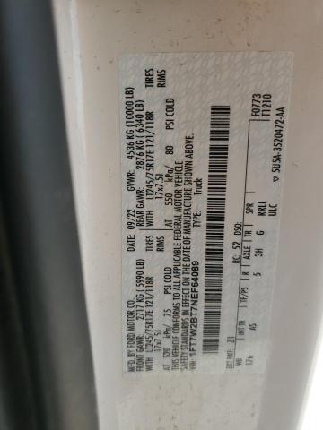 2022 FORD F250SUPDTY - 1FT7W2BT7NEF64089
