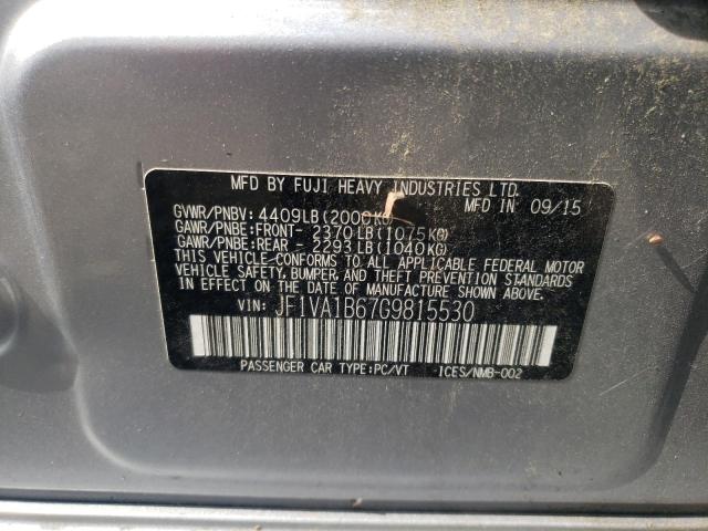 2016 SUBARU WRX - JF1VA1B67G9815530