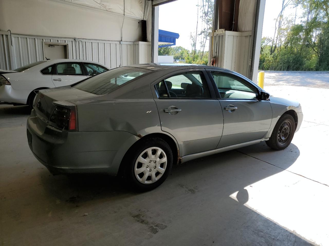 MITSUBISHI GALANT ES 2008 gray  gas 4A3AB36F38E019228 photo #4