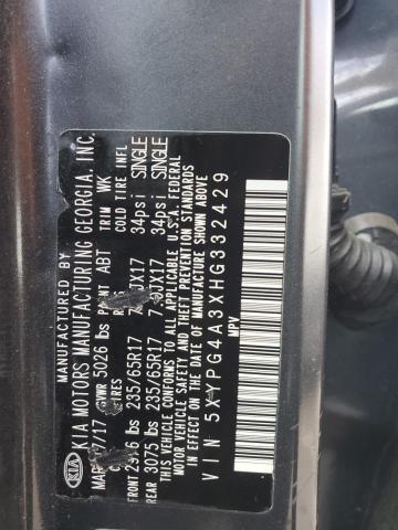 2017 KIA SORENTO LX - 5XYPG4A3XHG332429