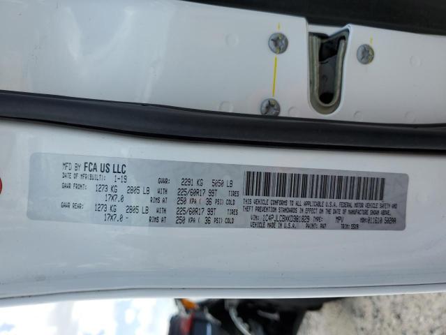 2019 JEEP CHEROKEE L - 1C4PJLCBXKD381829