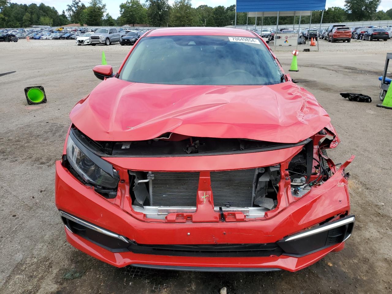 Lot #2919155814 2020 HONDA CIVIC LX