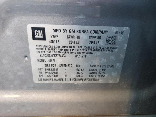 2019 BUICK ENCORE ESS KL4CJGSM9KB754423