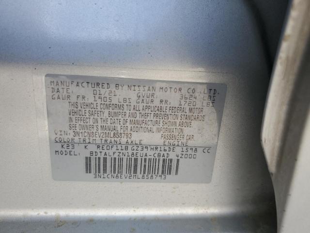 2021 NISSAN VERSA SV - 3N1CN8EV2ML858793