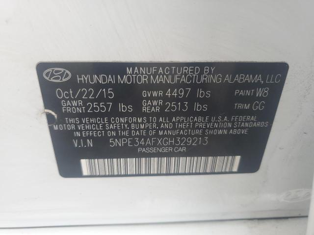 2016 HYUNDAI SONATA - 5NPE34AFXGH329213