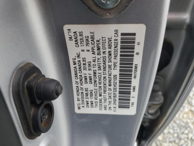 VIN 2HGFB2F53EH521026 2014 Honda Civic, LX no.13