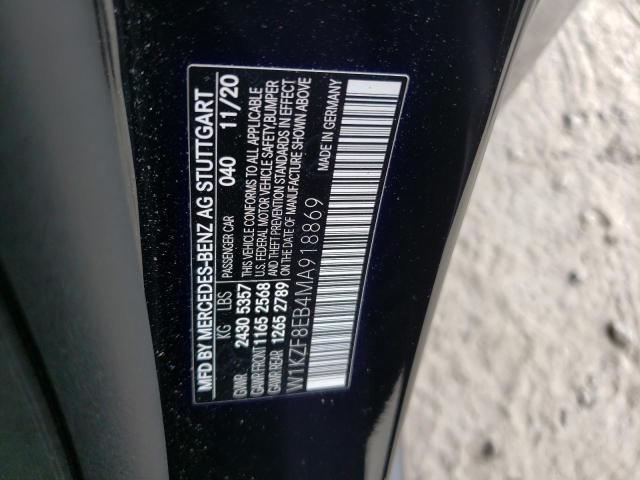 2021 MERCEDES-BENZ E 350 4MAT - W1KZF8EB4MA918869
