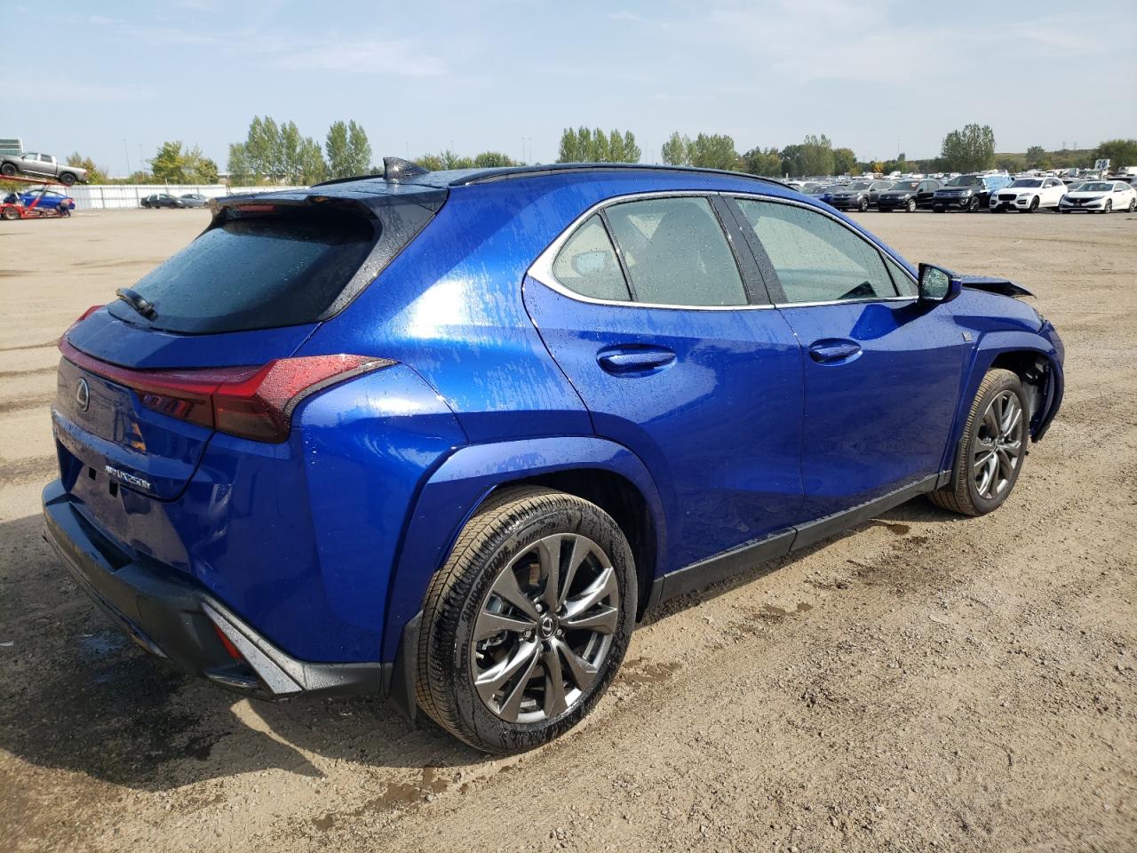 LEXUS UX 250H BA 2024 blue  hybrid engine JTHB9JBH6R2078841 photo #4