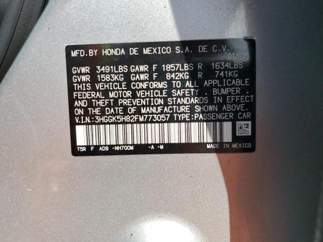 2015 HONDA FIT EX - 3HGGK5H82FM773057