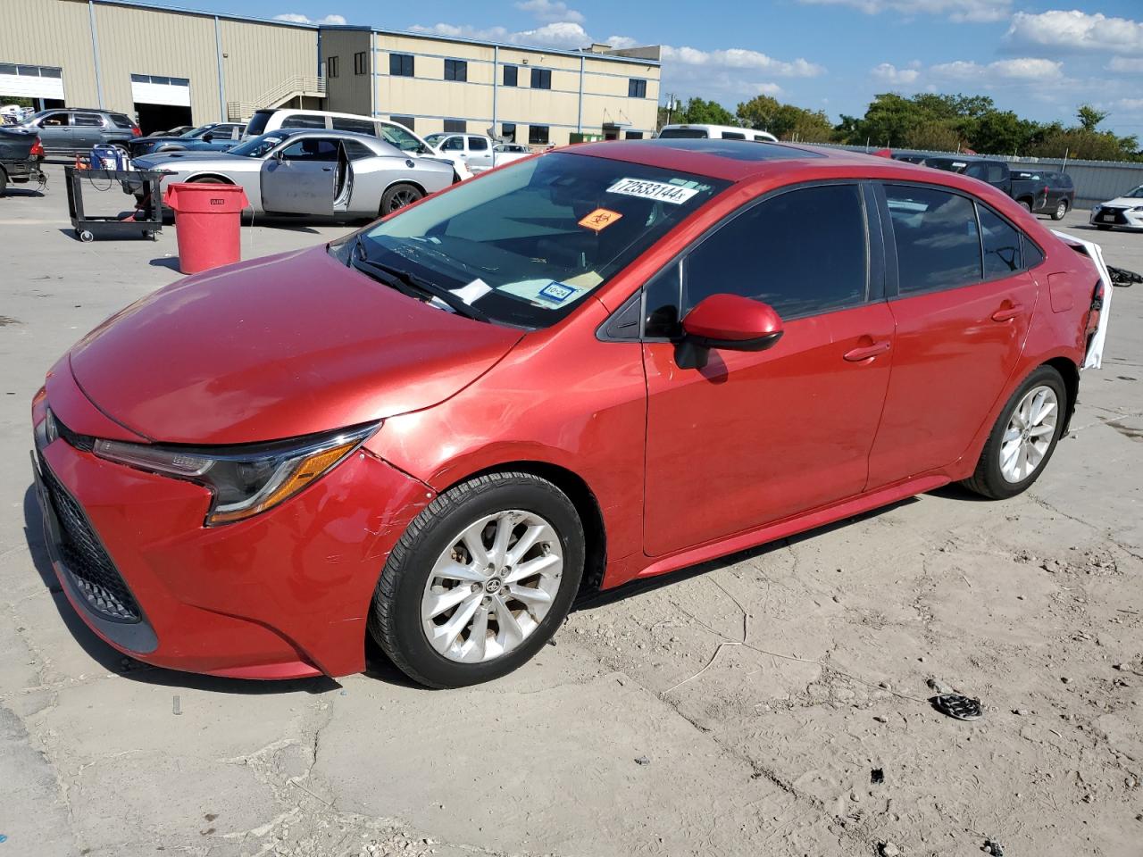 Lot #2994218280 2020 TOYOTA COROLLA LE