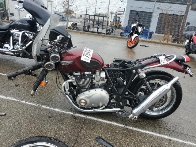 TRIUMPH MOTORCYCLE BONNEVILLE 2017 maroon  gas SMTD40HL5HT799919 photo #4