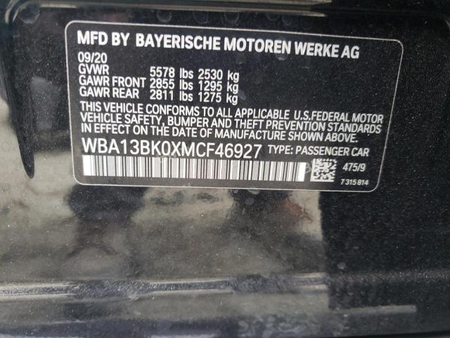 2021 BMW M550XI - WBA13BK0XMCF46927