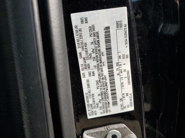 2019 FORD ESCAPE SE - 1FMCU9GD7KUB63492