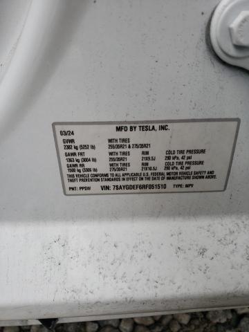 2024 TESLA MODEL Y - 7SAYGDEF6RF051510