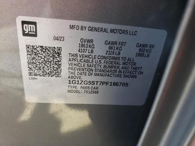 2023 CHEVROLET MALIBU RS - 1G1ZG5ST7PF196705