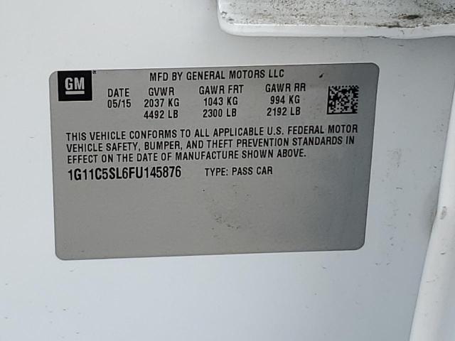 2015 CHEVROLET MALIBU 1LT - 1G11C5SL6FU145876