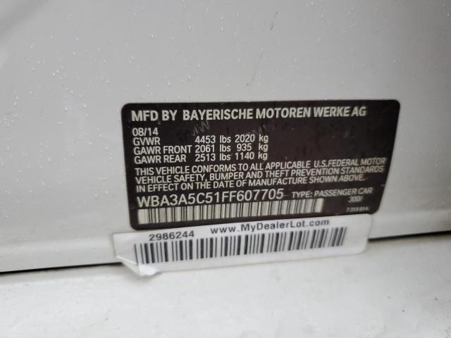 VIN WBA3A5C51FF607705 2015 BMW 3 Series, 328 I no.12