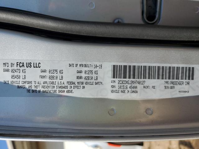2019 DODGE CHARGER SC - 2C3CDXGJ2KH740127