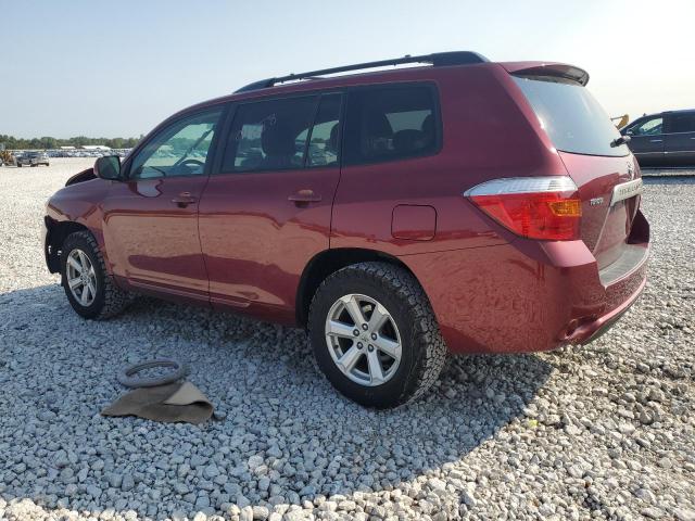 TOYOTA HIGHLANDER 2009 burgundy  gas JTEDA41A892001858 photo #3