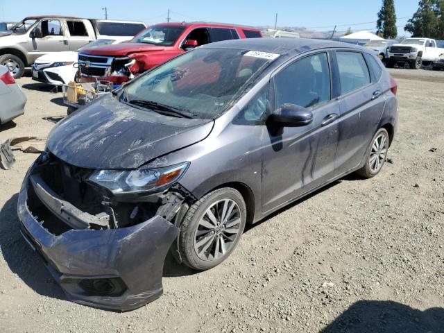 HONDA FIT EX 2018 charcoal  gas 3HGGK5H87JM701571 photo #1